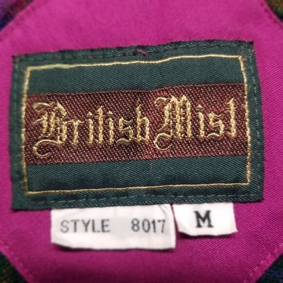 Vintage 90s y2k Puffy Puffer Warm Winter Snow Ski Jacket British Mist Woman's Md - Picture 7 of 10
